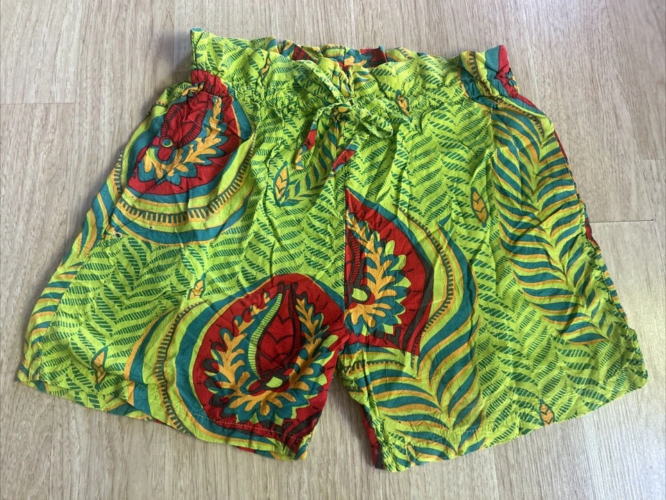 Prod. Dev. Comm. Team Jams World Hawaii Women's Rayon Shorts Vintage 80s 90s Sm - Image 2 of 4