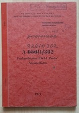 NVA Vorschrift A326/1/302 Funkme&szlig;station RW3-1 Proba Schaltteillisten 1980