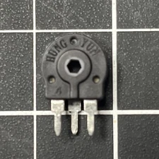 50 Each ~ B105 ~ 1M Ohm Carbon Trimmer Potentiometer Single Turn Vertical Mount