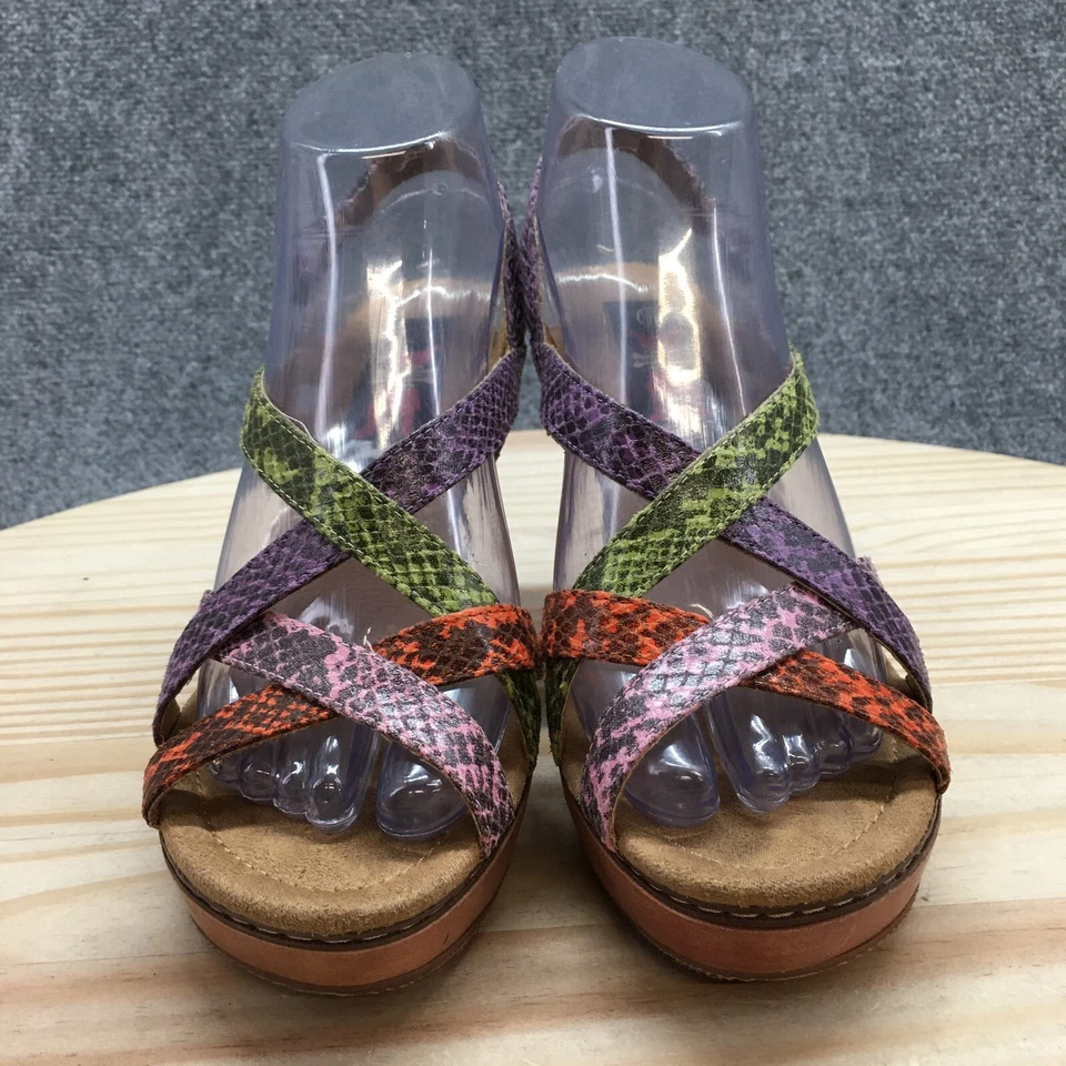 Rocket Dog Sandals Womens 8 M Keeper Strappy Multicolor Open Toe Casual Heeled - Image 4 of 4