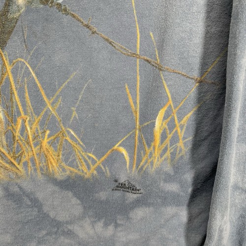 Vintage y2k Nature Long Sleeve T Shirt Mens XL Blue Birds Fence Post 100% Cotton - Picture 8 of 21