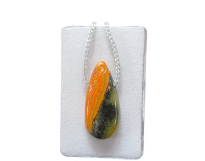 Bumble Bee Eclipse Cabochon Anhänger quer gebohrt Nr. 3146