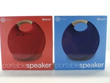 Biconic Wireless Bluetooth Speaker Portable Outdoor Stereo Red & Blue