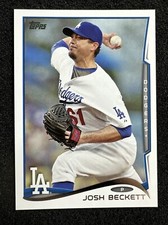 JOSH BECKETT #6 2014 Topps Baseball QTY Los Angeles Dodgers