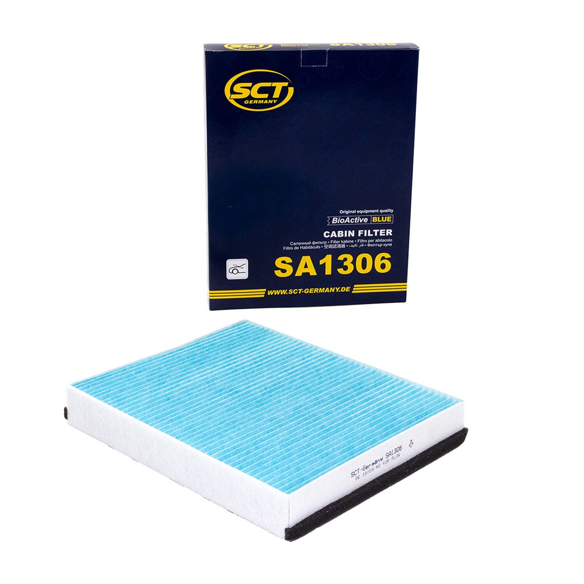Filtro de Polen de Cabina SCT SA1306 Para Ford C-Max Focus
