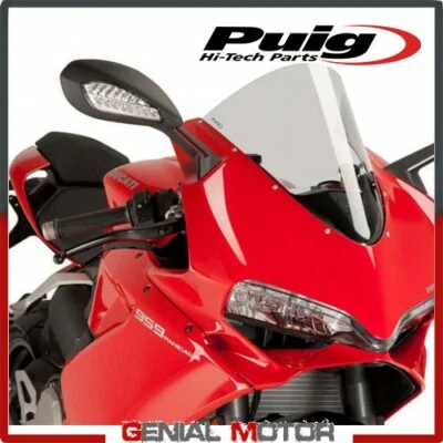 PARE-BRISE PUIG TRANSPARENT 7621W DUCATI PANIGALE 959 2016 / 2019 - Photo 1/2