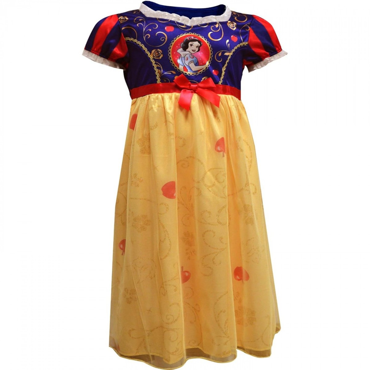 disney princess pajama dress Girls Long Sleeve Nightgown Pajamas Endless Charm Disney Princess Girls' Nightgown with