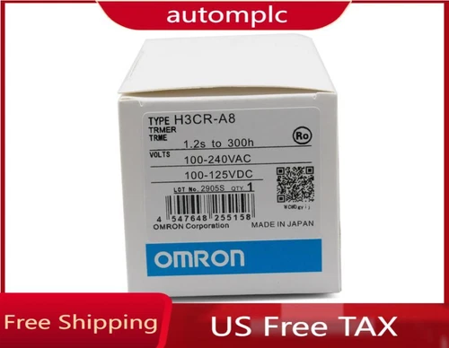 NEW IN BOX OMRON Timer H3CR-A8 H3CRA8 100-240VAC / 100-125VDC  US Free TAX
