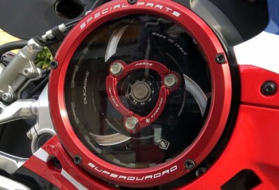 Ducabike Ducati Panigale V2 Clear Clutch Cover Kit Bicolour 2020-24