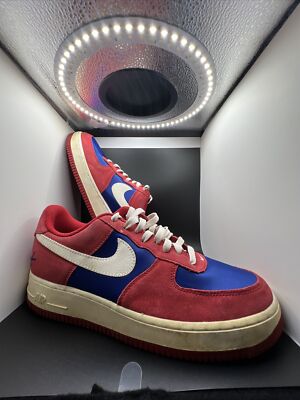 Nike Air Force 1 Low Scissors Men's Size 9.5 Gym Red Blue Sail
