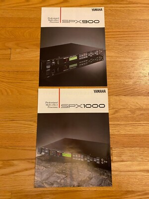 Yamaha SPX 900 Pro MultiFX Processor Catalog Brochure 1988 Vintage Audio Gear Ad