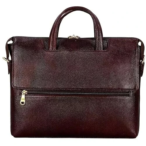 New Leather Messenger Laptop Shoulder Crossbody Travel Hand Bag Unisex