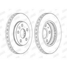 JURID Bremsscheiben vorne Ø296 mm belüftet für Opel Insignia A Sports Tourer G09