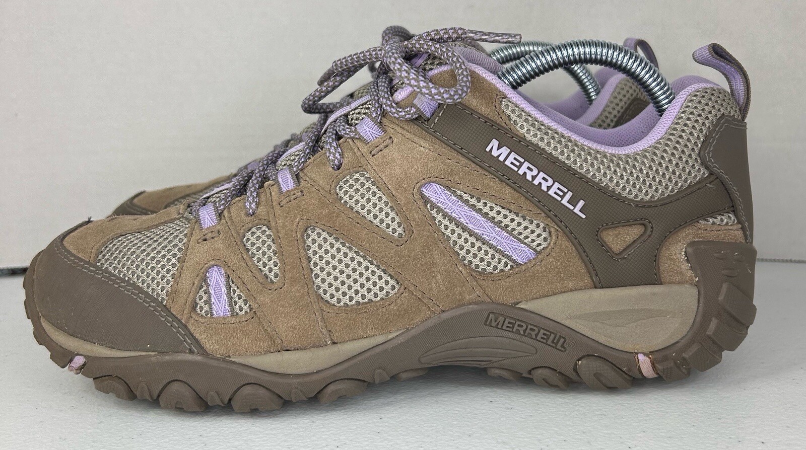 Scarpe da trekking Merrell donna Brindle grigie J343688C trail color block stringate 9 5 M
