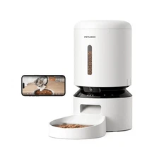 Petlibro PL-AF203-04W Automatic Feeder with Camera,White - Certified Refurbished