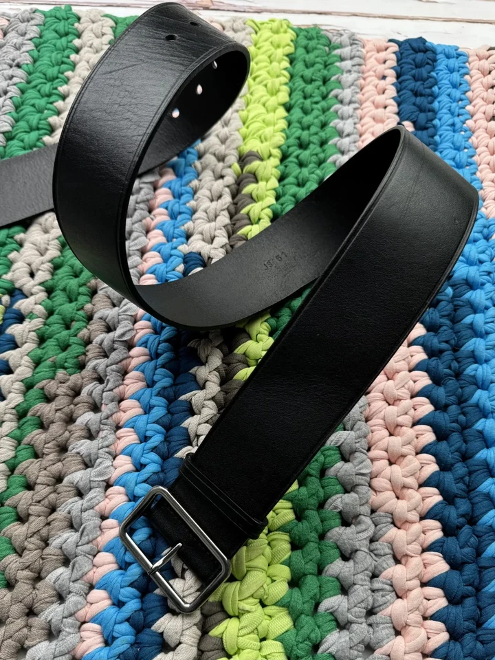 Cinturón de cuero vintage para mujer Jil Sander talla 38 Foto 2 de 4