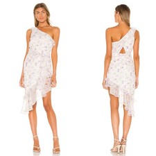 Majorelle Isabelle Midi Dress Purple Ditsy Floral Size Small Revolve