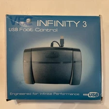 VEC Infinity 3 USB Foot Pedal Control for Transcription Stenography Dictation