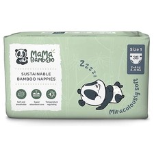 Mama Bamboo Eco Nappies Size 1 (Newborn) - 35unit