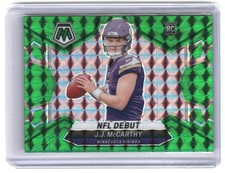 J.J. McCarthy 2024 Panini Mosaic Mosaic Green