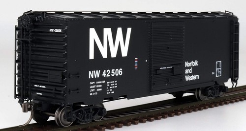 Coche de carga Intermountain HO 45424 PS-1 40' Norfolk & Western (nuevo negro) | Zustand: New