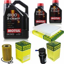 Inspektionspaket 7L Motul 8100 X-clean+ 5W-30 für VW Amarok 2.0 BiTDI 4motion