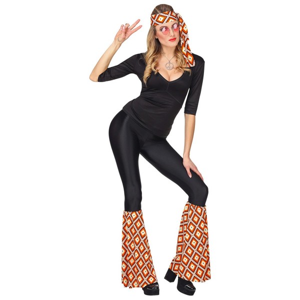 Bunte Hippie-StirnbäNder FüR Damen Als Blumenkind KostüM FüR Mottopartys Und Kar-image