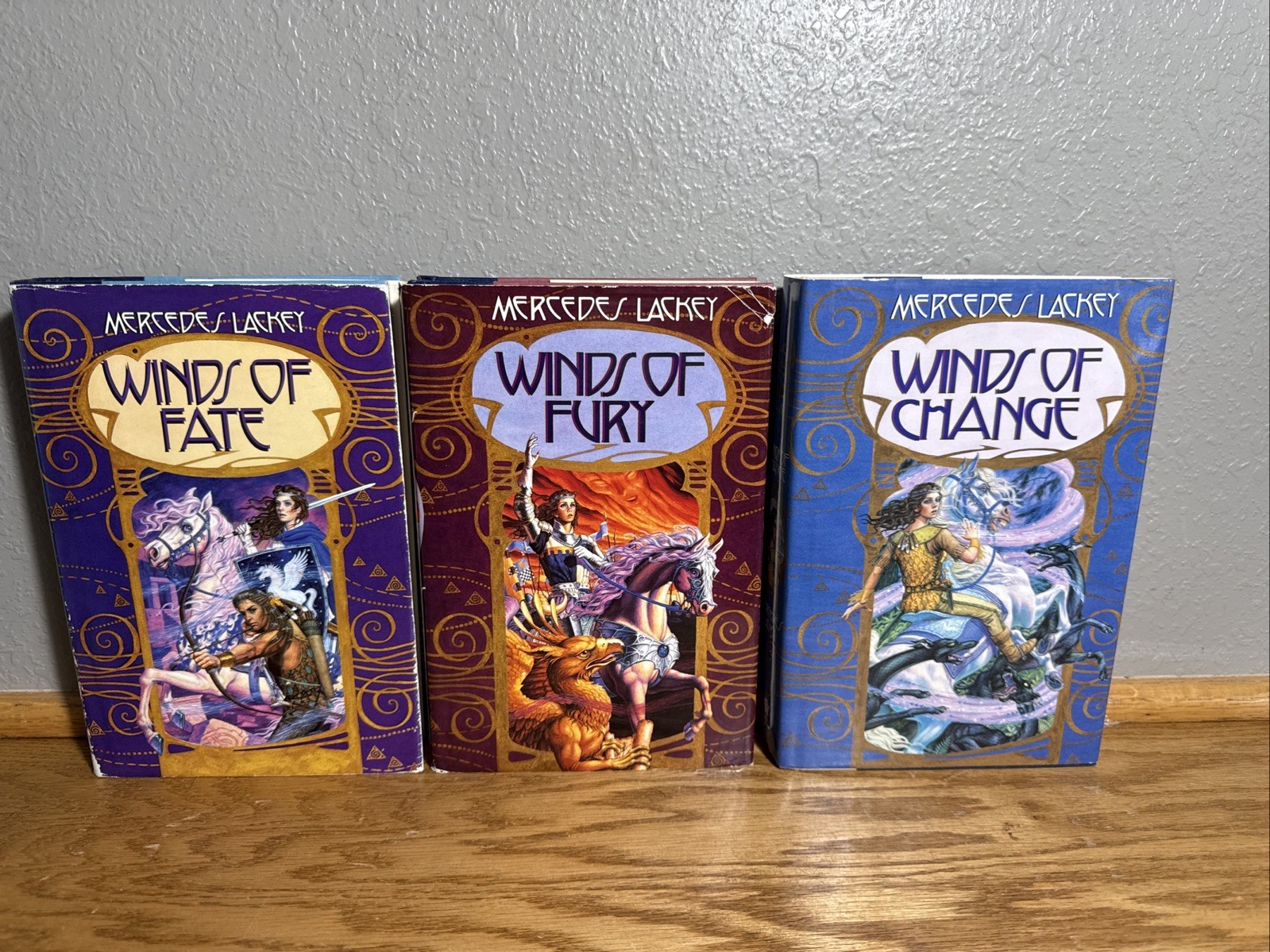 Mage Winds Trilogy by Mercedes Lackey ~ VTG 1st Ed DAW HC w/ DJ, Books 1-3 1990s