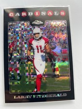 Flawless 2008 Topps Chrome Larry Fitzgerald Xfractor #TC86 Arizona Cardinals 