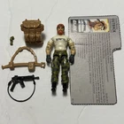 1987 Gi Joe 3.75" Outback v1 Figure Survivalist Complete w/ Filecard Hasbro