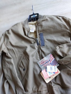 New USAF M1A Jacke Stoff Avirex No US Wings No Cockpit XL New
