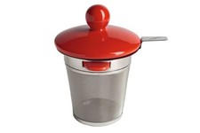Filtro da tè in acciaio inox con fessura di TeaLogic - taglia XL - 8 cm