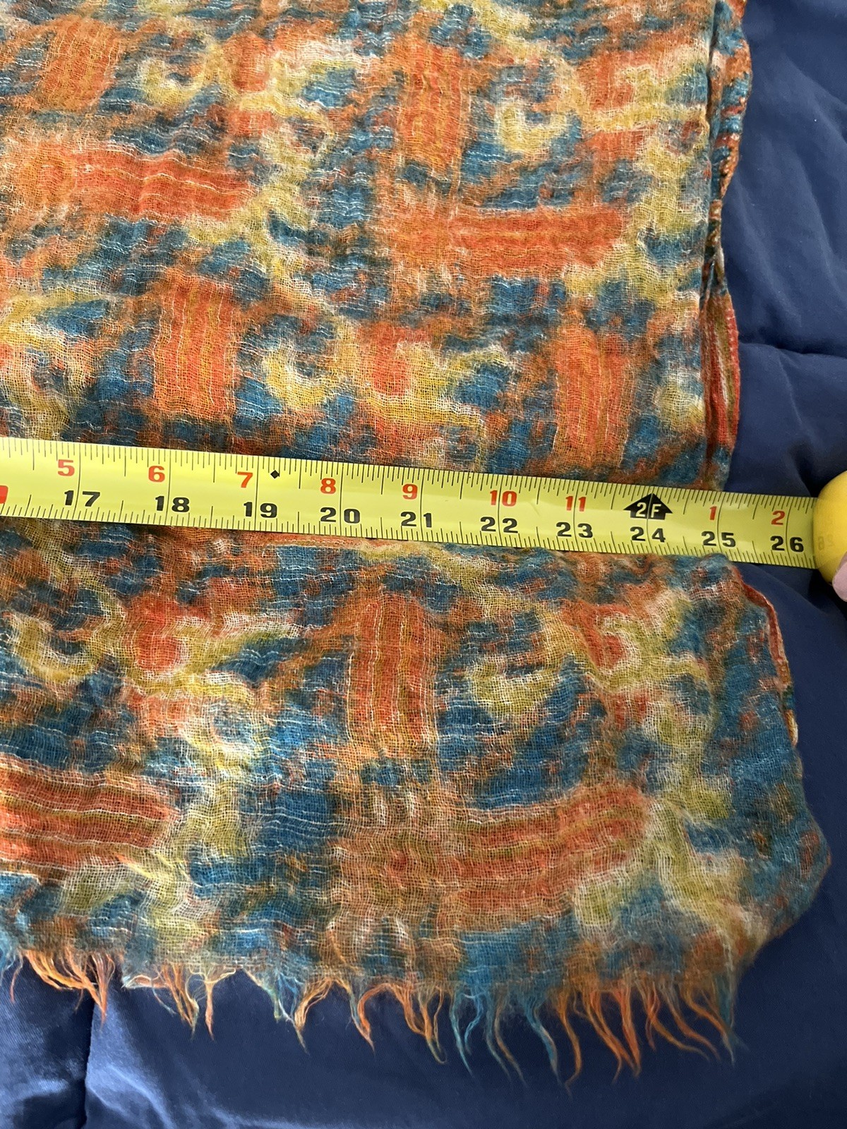 BINDYA 100% WOOL LARGE RECTANGULAR SCARF SHAWL WR… - image 9