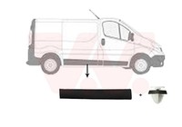 VAN Wezel Zier-/Schutzleiste Seitenwand ** Equipart ** 4396426 FüR Opel Vivaro 3