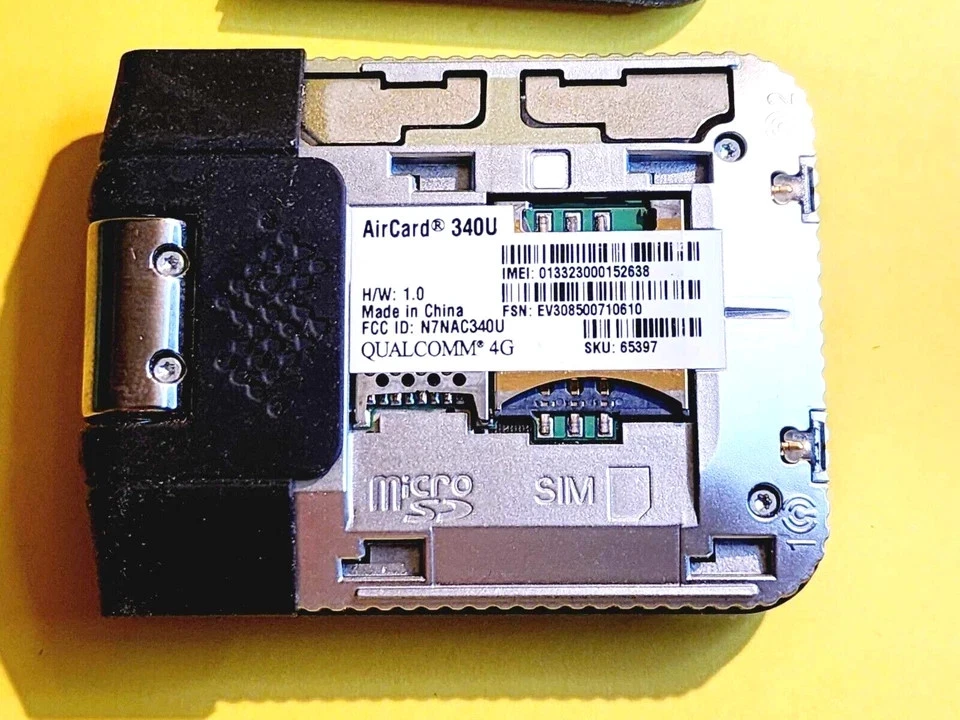 AT&T AIRCARD 340U QUALCOMM MDM 9215 4G LTE BROADBAND MOBILE USB WIFI NETGEAR LCD - Image 2 of 4