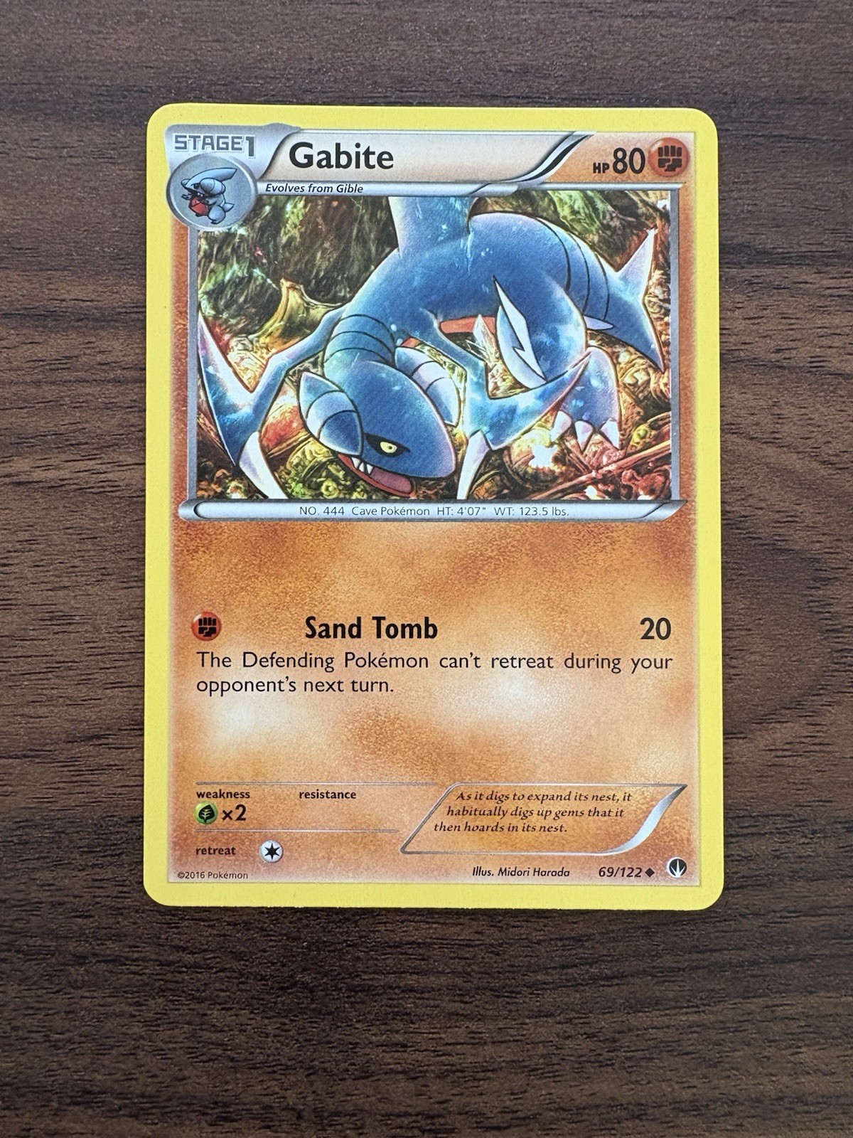 Gabite 69/122 - Breakpoint - Uncommon - Pokemon Card TCG - NM
