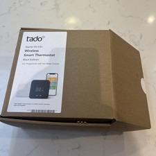 Tado Wireless Smart Thermostat Starter Kit Black Edition New