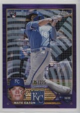 2023 Topps Chrome Purple Sonar Refractor 175/275 Nate Eaton #96 1lw4