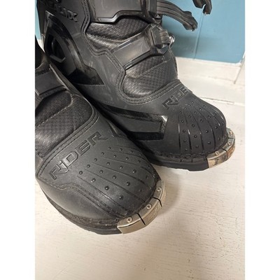 ONeal Rider MX Motocross Boots Black Mens Size 12 Dirt Bike Riding