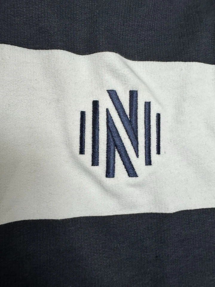 Mujer Nashville SC Antigua Blanco Radical Rugby Rayas Manga Larga Nuevo con Etiquetas S Foto 4 de 4