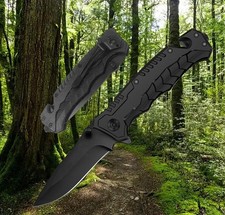 7.9" SPRING ASSISTED TACTICAL FOLDING POCKET KNIFE Blade Open Assist EDC Knife