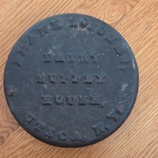Placa de identificación batidora de mantequilla de hierro fundido Dairymen's Supply House