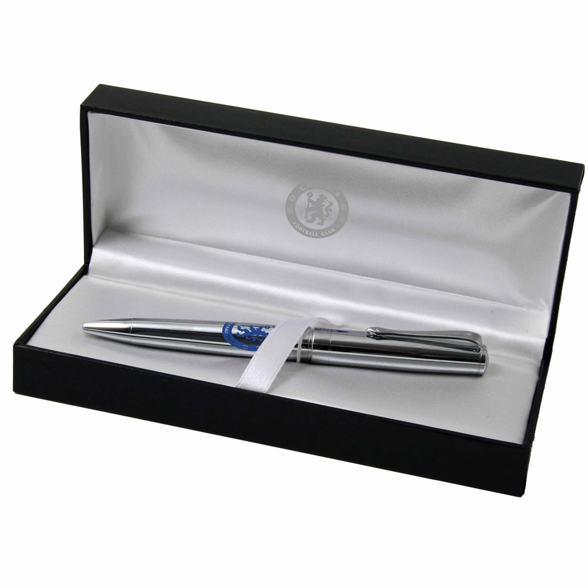 Chelsea FC Ballpoint Pen Chrome Executive Fan Gift Office Official Licensed - Image 2