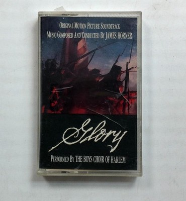 James Horner Glory Original Motion Picture Soundtrack Cassette 1989 Virgin