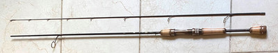 High modulus Graphite Trout Spin Rod - 2 section 6'6'' - Light Guides -New