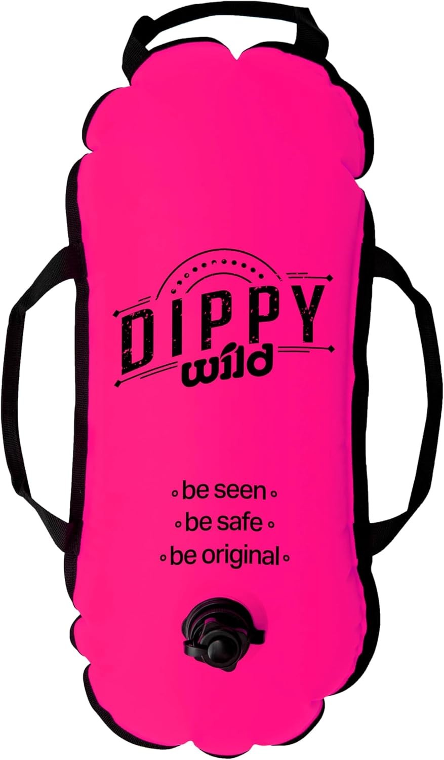 Dippy WILD Swimming Float | Swim Buoy | Tow Float for Open Water Swimming Float
