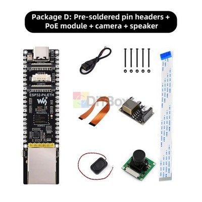 ESP32-P4-ETH Multimedia Development Board RISC-V Dual-Core MCU for XiaoZhi AI
