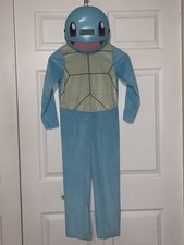 Pokemon Squirtle Classic Child Unisex Jumpsuit with Mask S 4/6 NEW