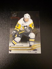 2025-26 Upper Deck #383 Noel Acciari Pittsburgh Penguins Clear Cut NM