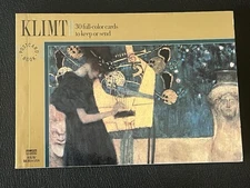 Gustav Klimt Art Postcard Book 30 Full Color 1991